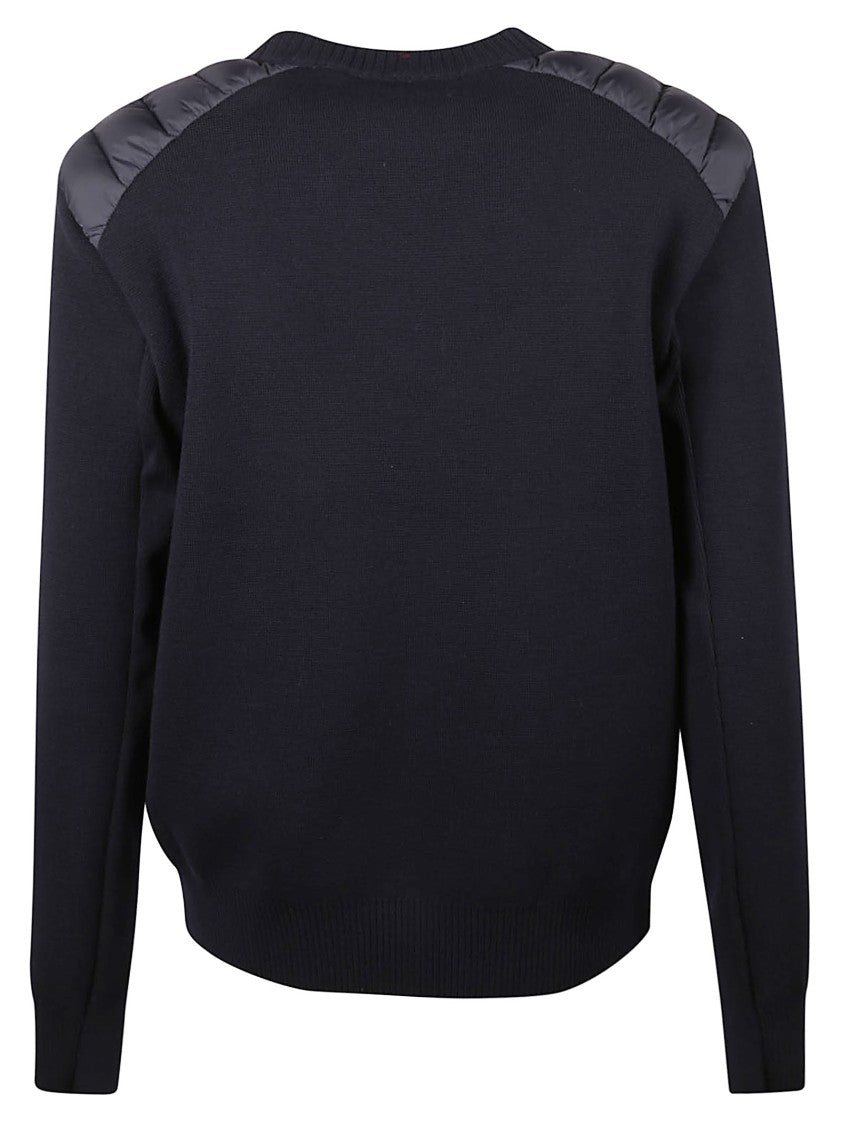 Moncler Grenoble Tricot Padded Virgin Wool Sweater