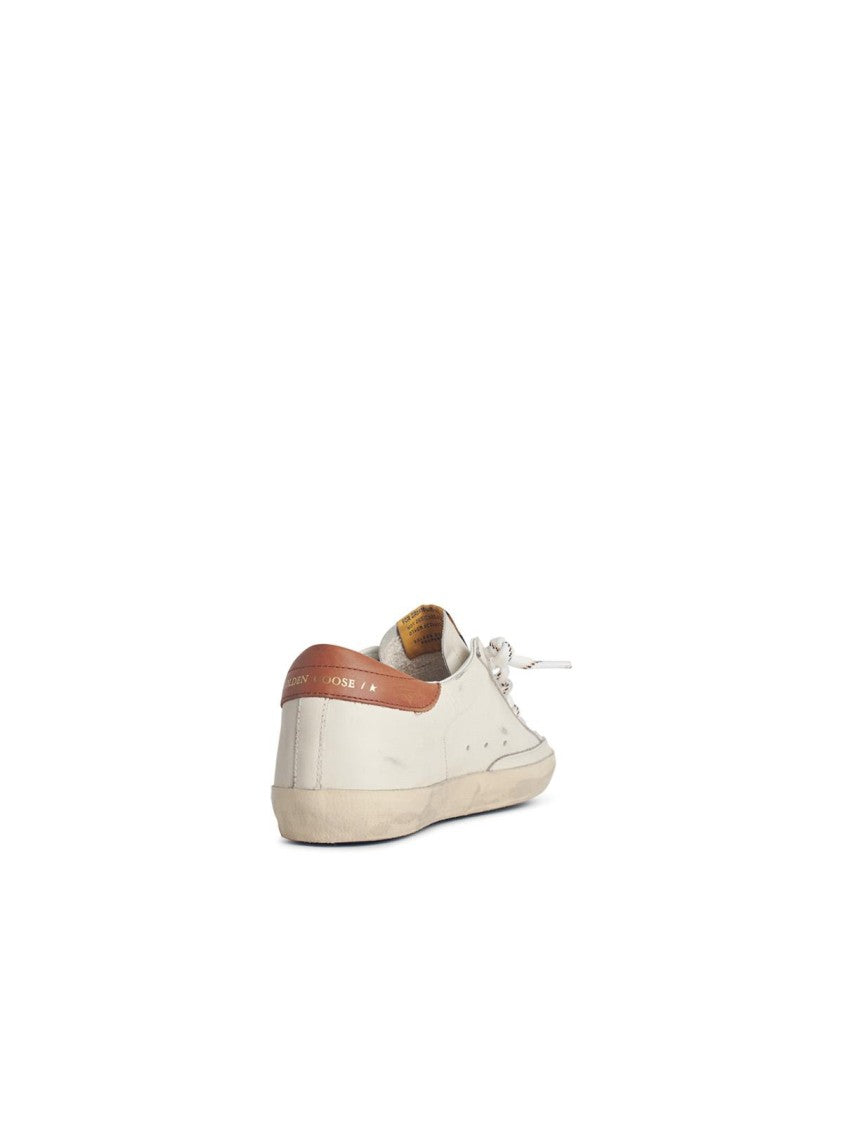 Golden Goose Super-Star' White Leather Sneakers