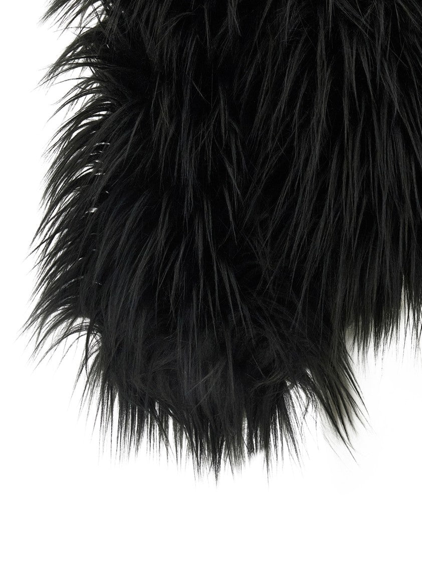 B&B Couture Eco Fur Long Hair Coat