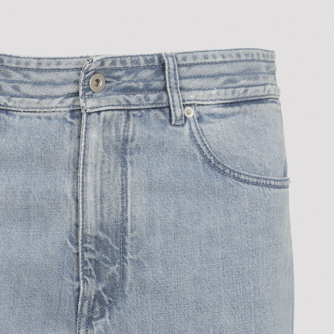 Jil Sander Classic Straight-Leg Light Blue Denim Jeans