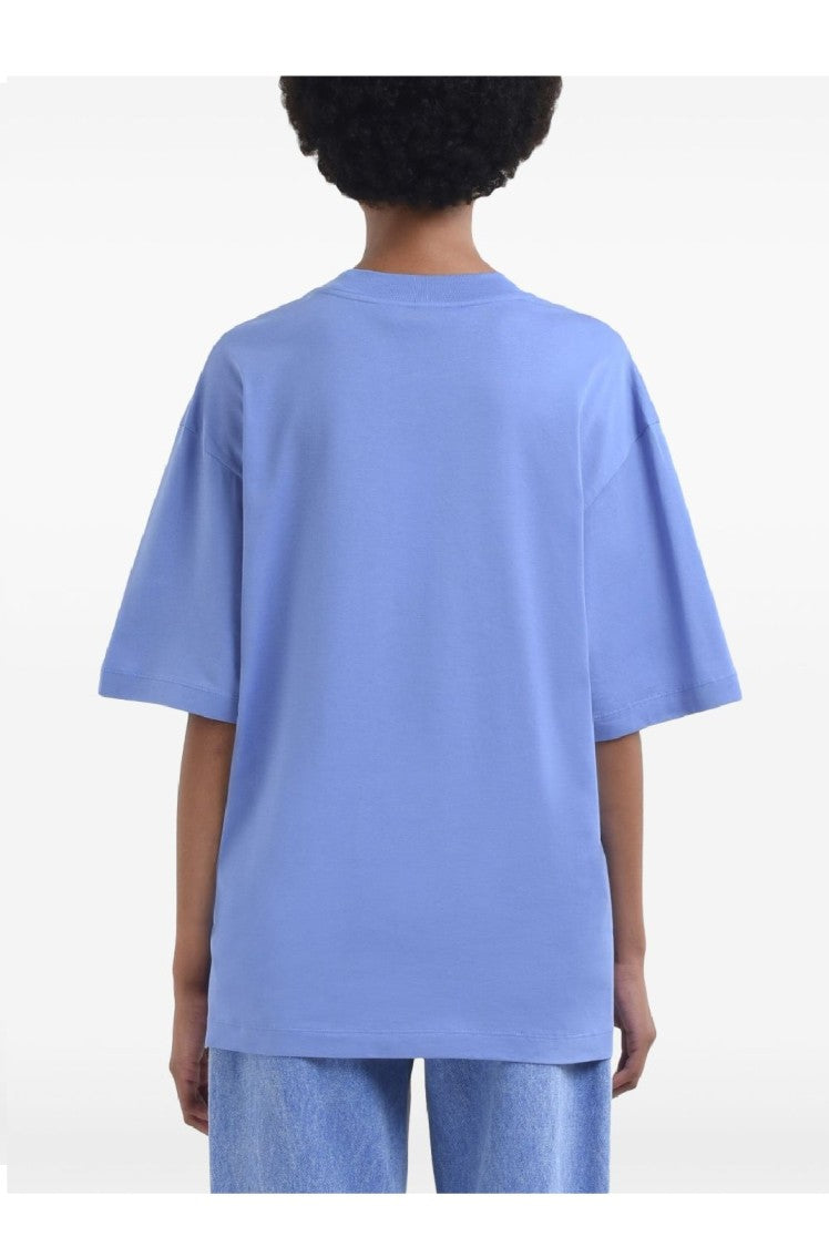 Marni Relaxed Fit T-Shirt With Bold Cloud Design