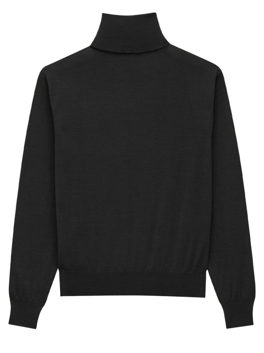 Saint Laurent Saint Laurent Minimalist Fine-Knit Turtleneck