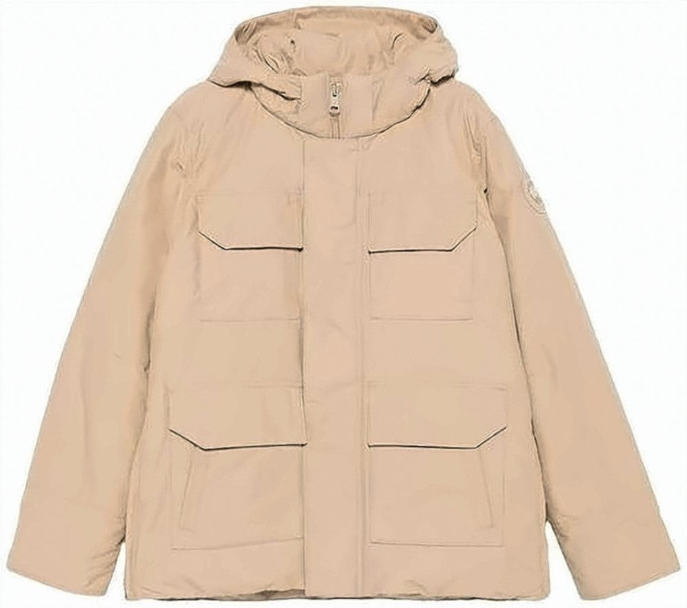 Canada Goose Padded Cotton Parka With High Collar