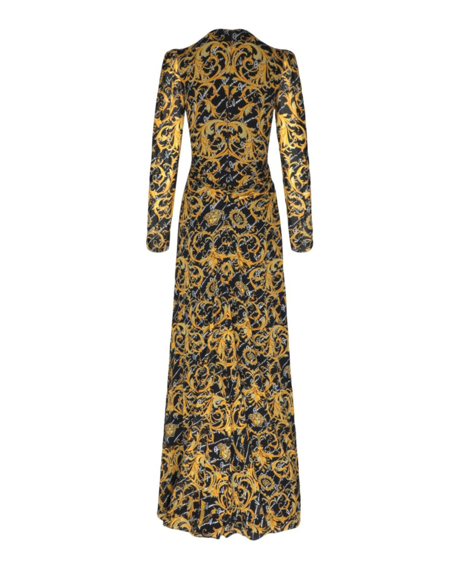 Versace Baroque Print Evening Gown