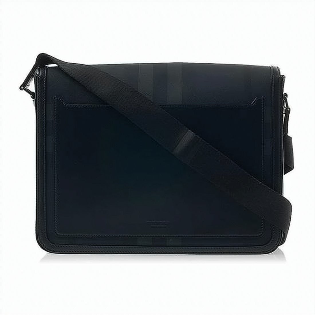 Burberry Structured Black Shoulder Bag With Adjustable Strap