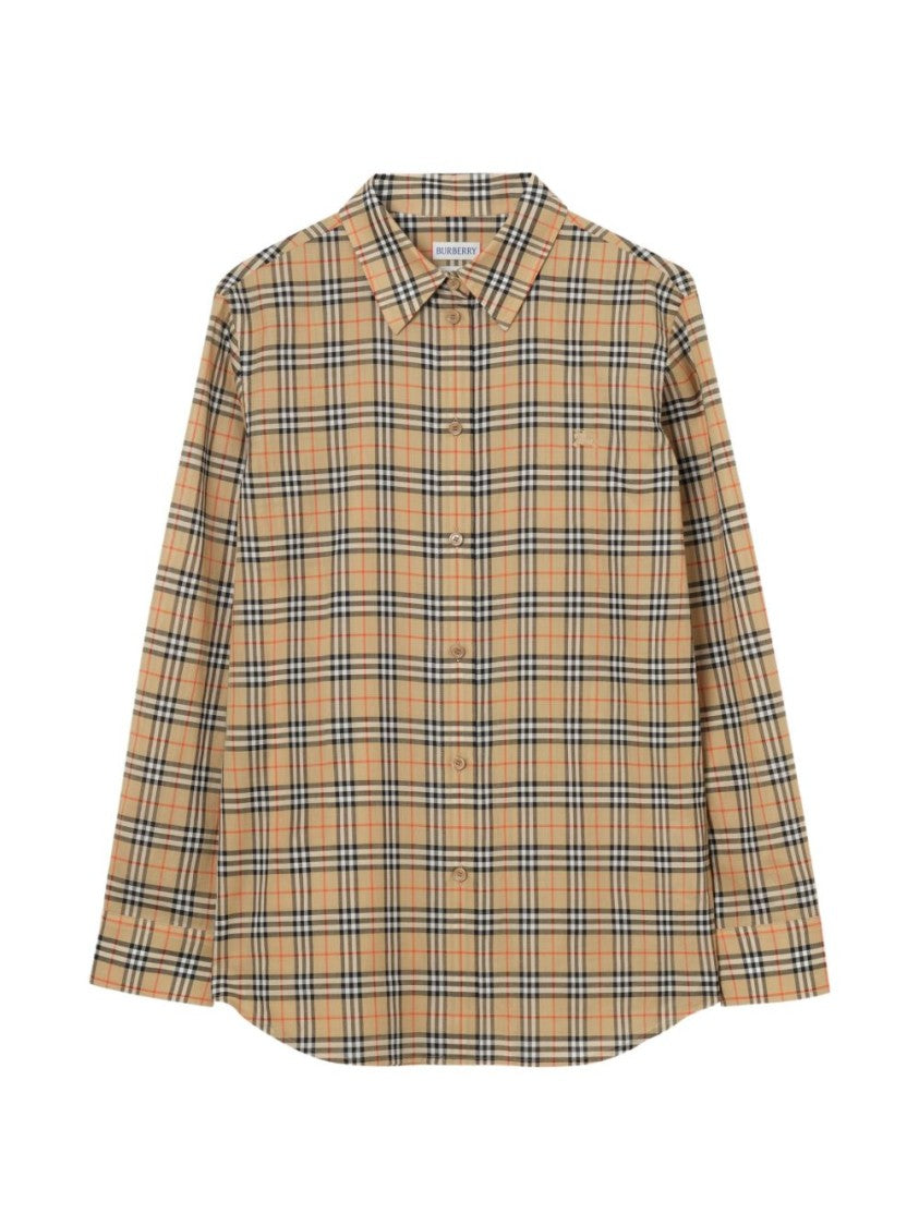 Burberry Classic-Fit Equestrian Cotton Shirt