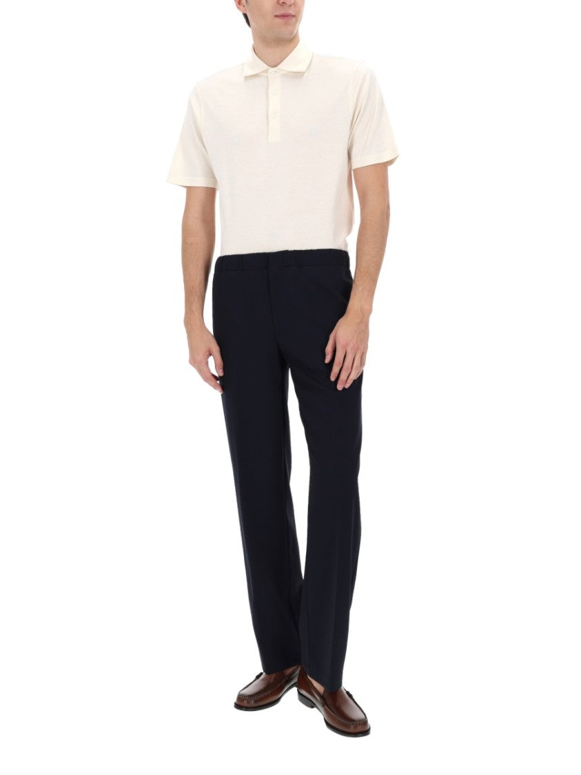 Lardini Straight-Leg Pure Virgin Wool Pants