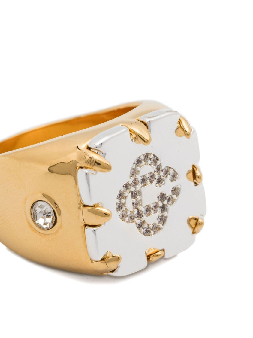 Casablanca Gold And Silver Statement Ring