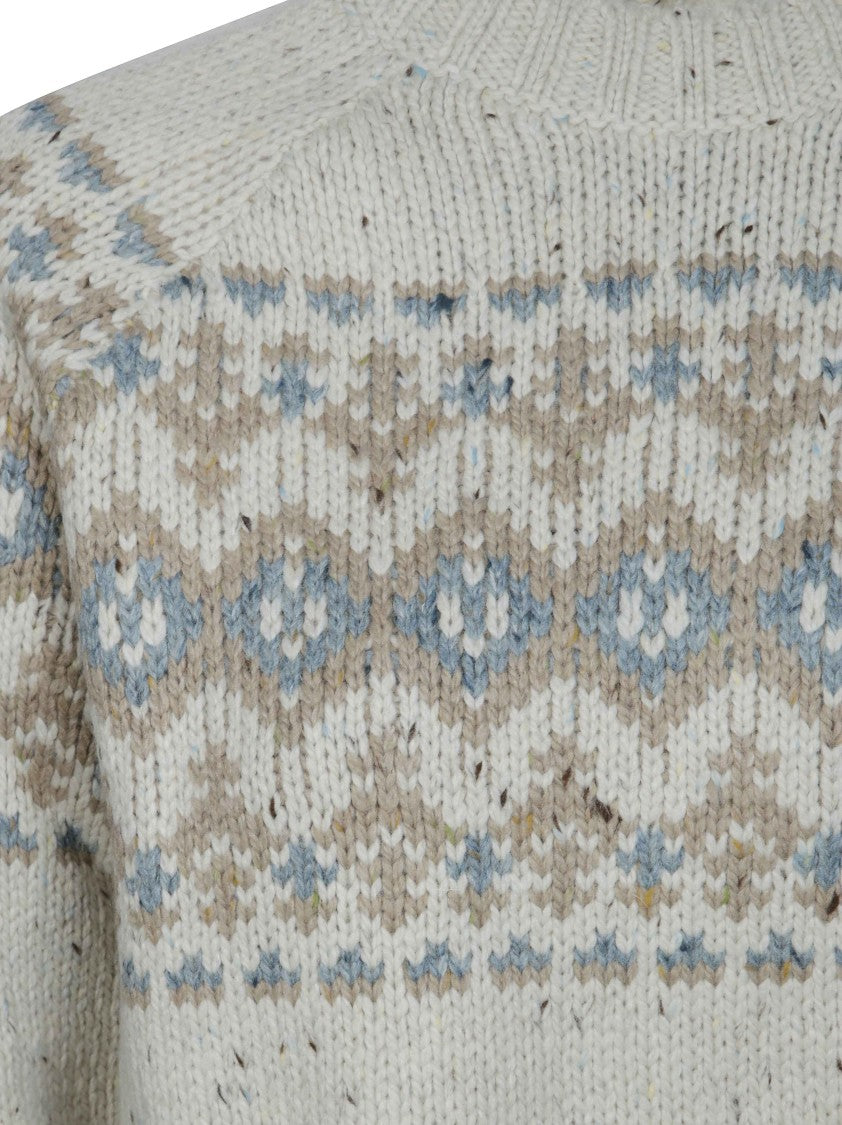 Mc2 Saint Barth Maglia Manica Lunga Merida Donegal Fair Isle Sweater
