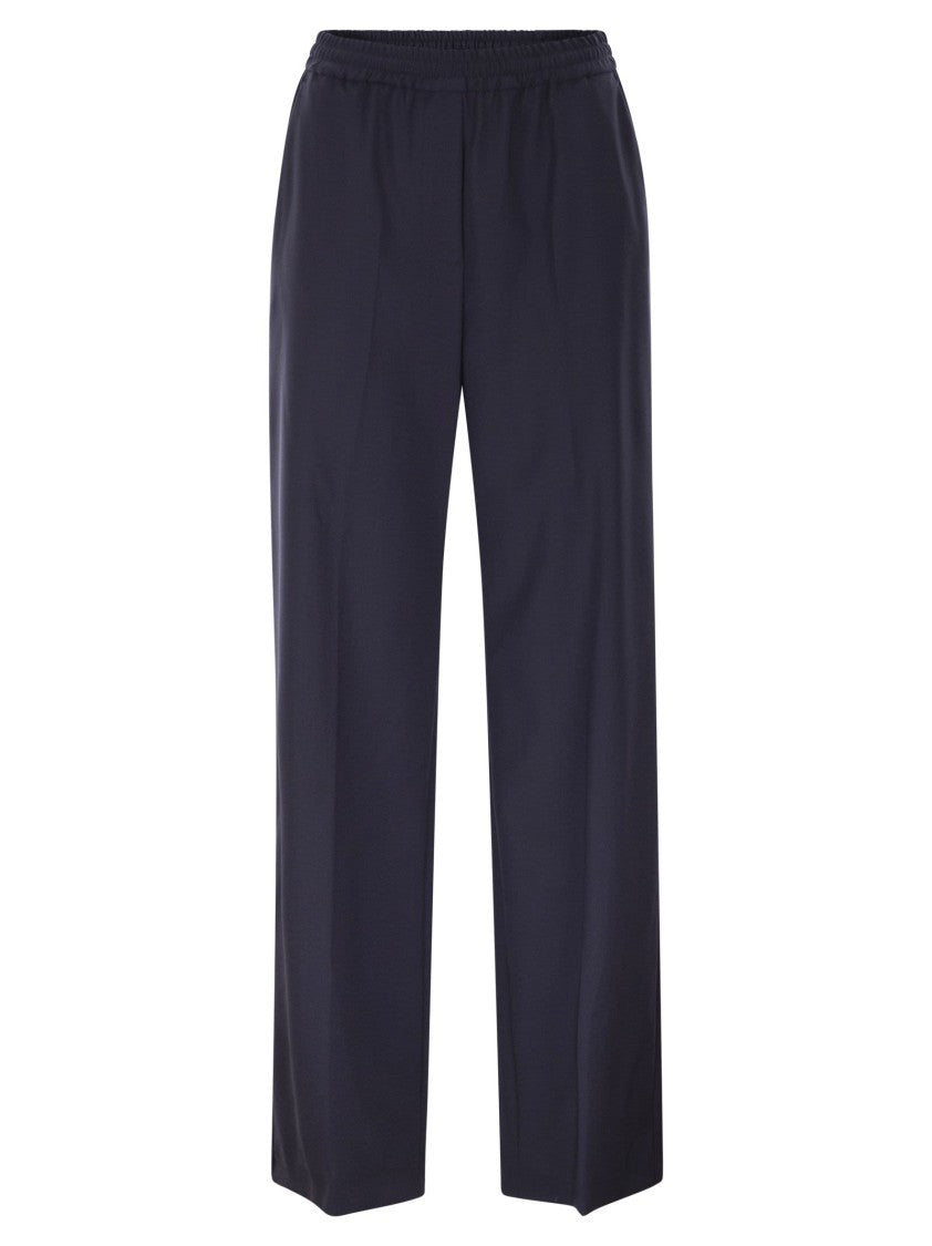 Max Mara Wkdmallo - Pure Wool Canvas Trousers