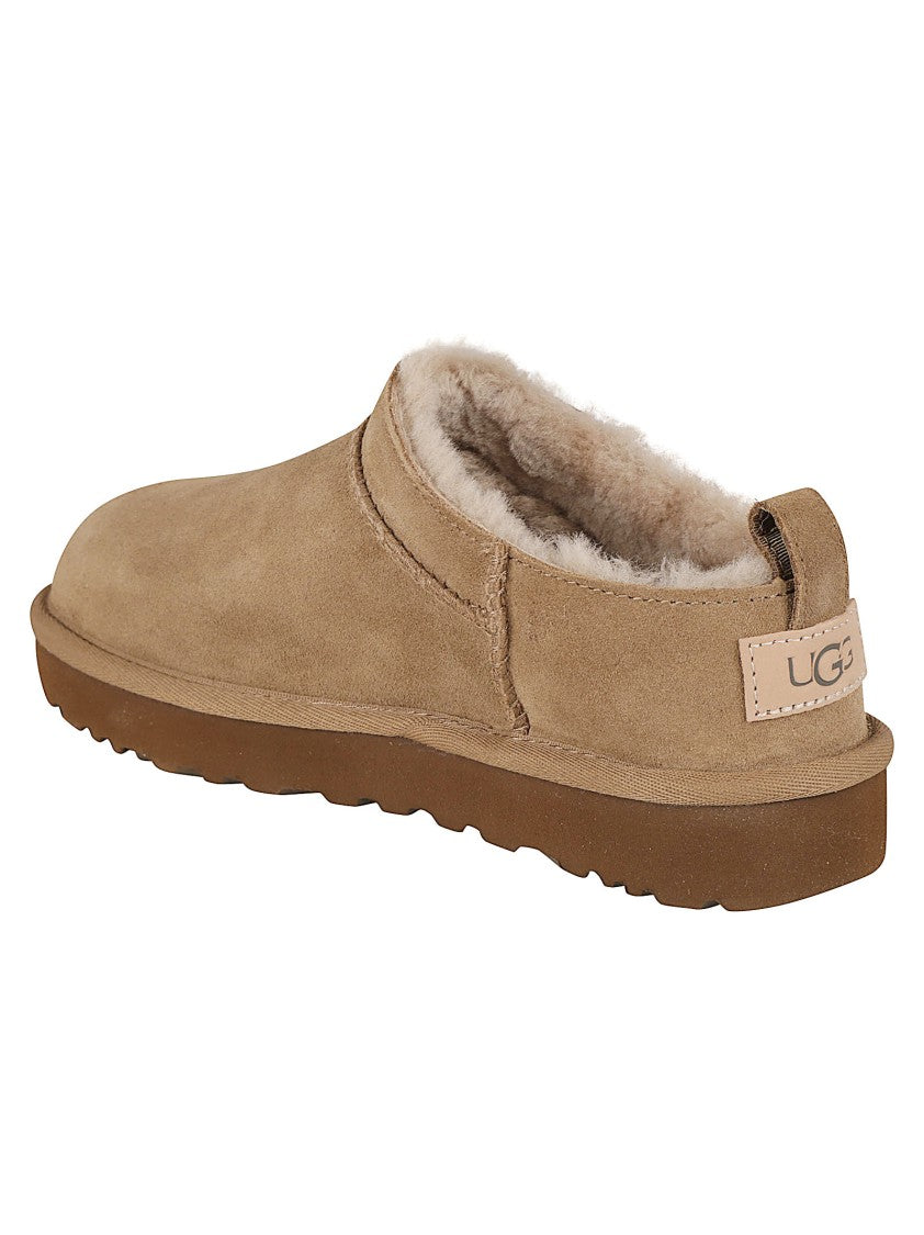 Ugg Slip-On Shearling-Lined Suede Boots