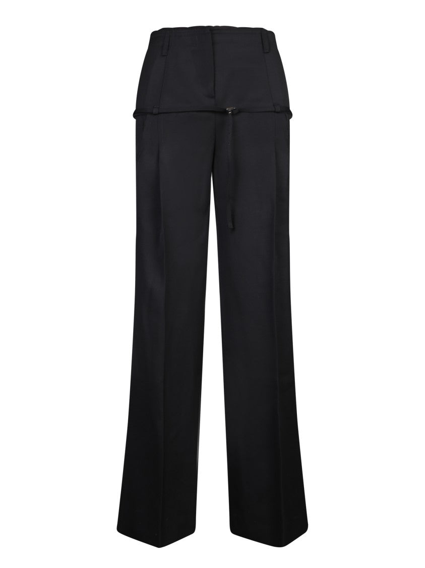 Jacquemus Belted Wide-Leg Pants