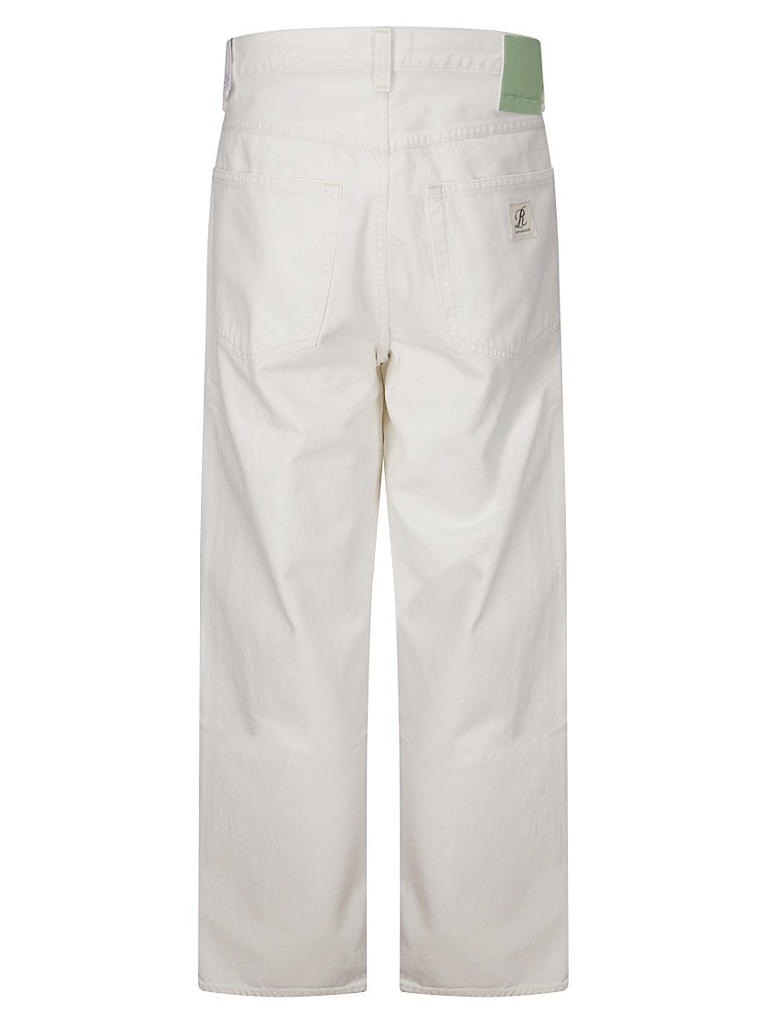 Agolde Fusion Jeans In Chalk White