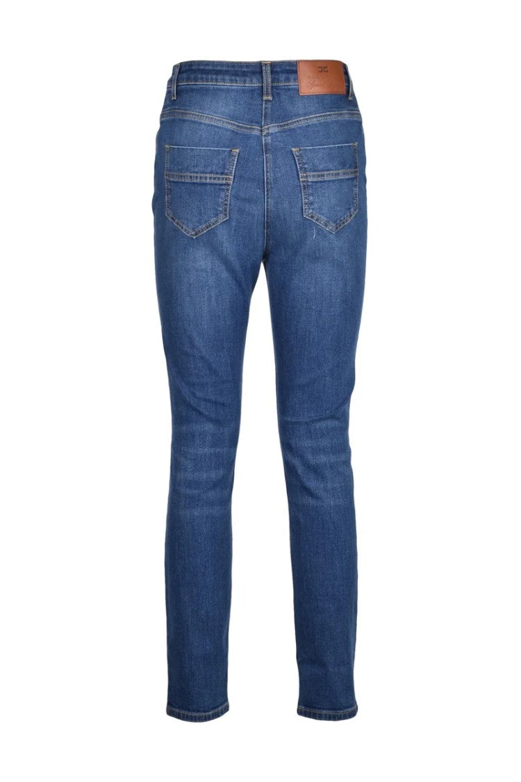 Elisabetta Franchi Slim Fit Stretch Jeans - Blue