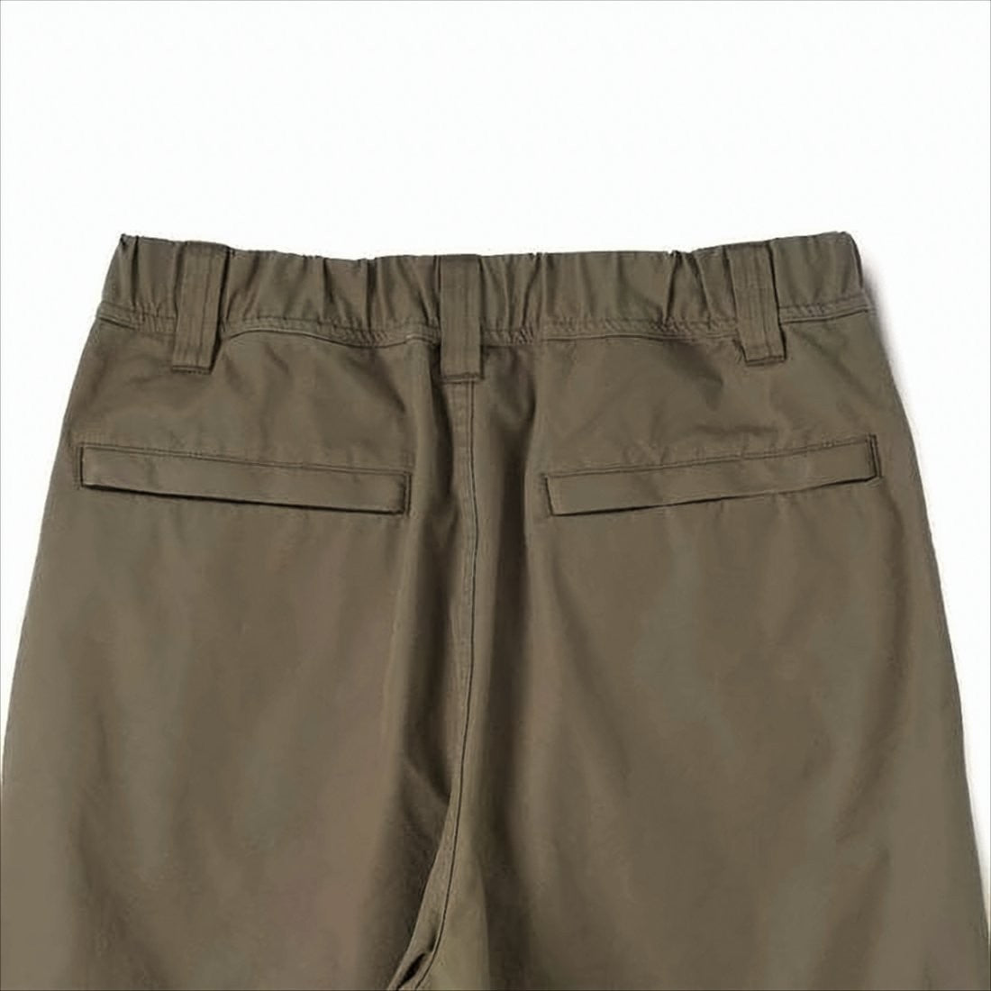 Margaret Howell Minimalist Olive Straight-Leg Pants With Practical Pockets