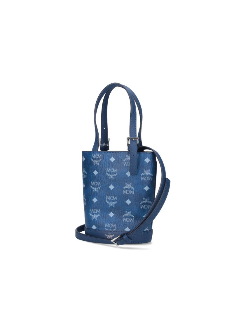 Mcm Bucket Bag "Aren" – Blue