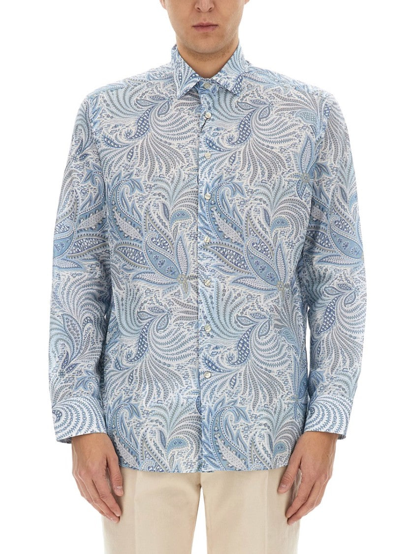 Etro Paisley Pattern Cotton Shirt