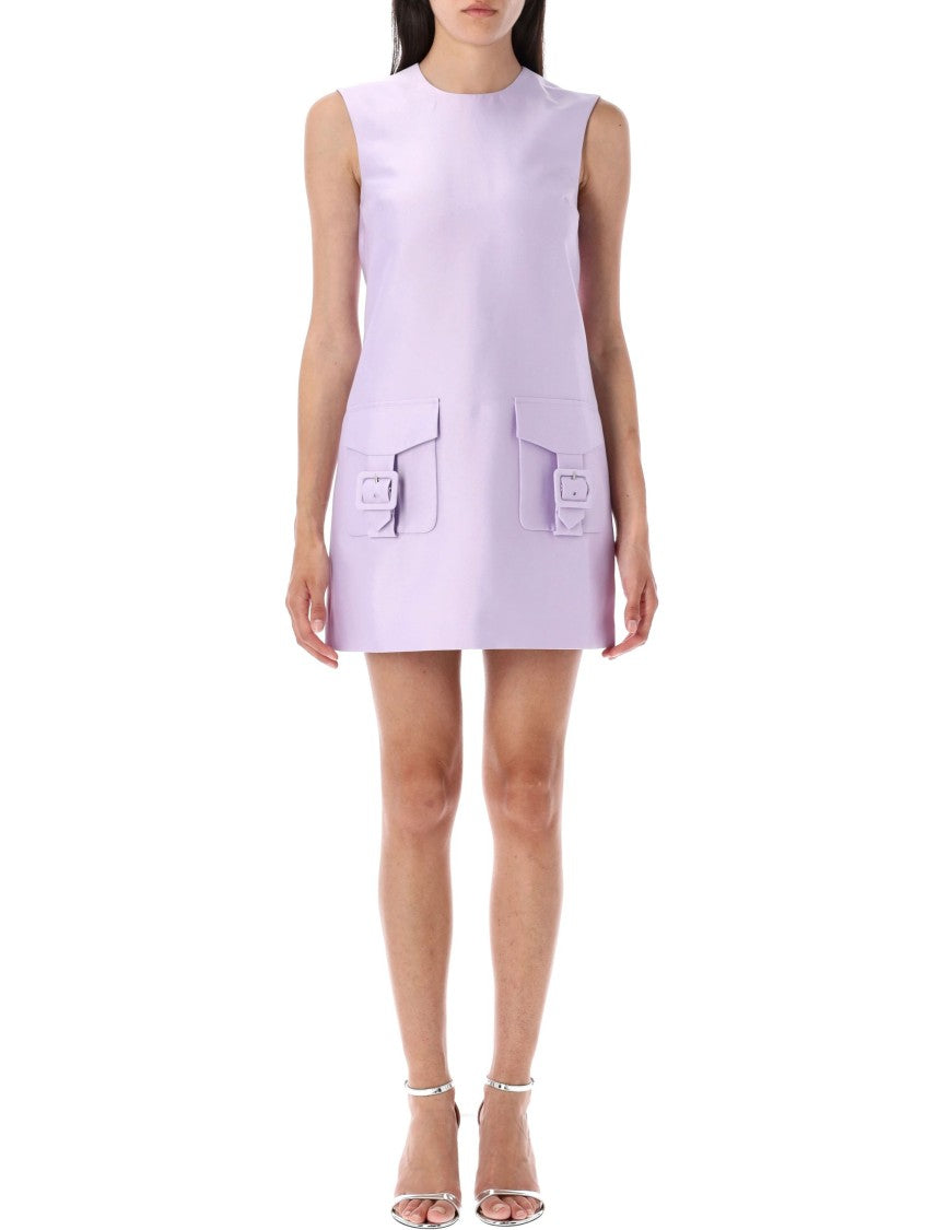 Self-Portrait A Line Tafeta Mini Dress