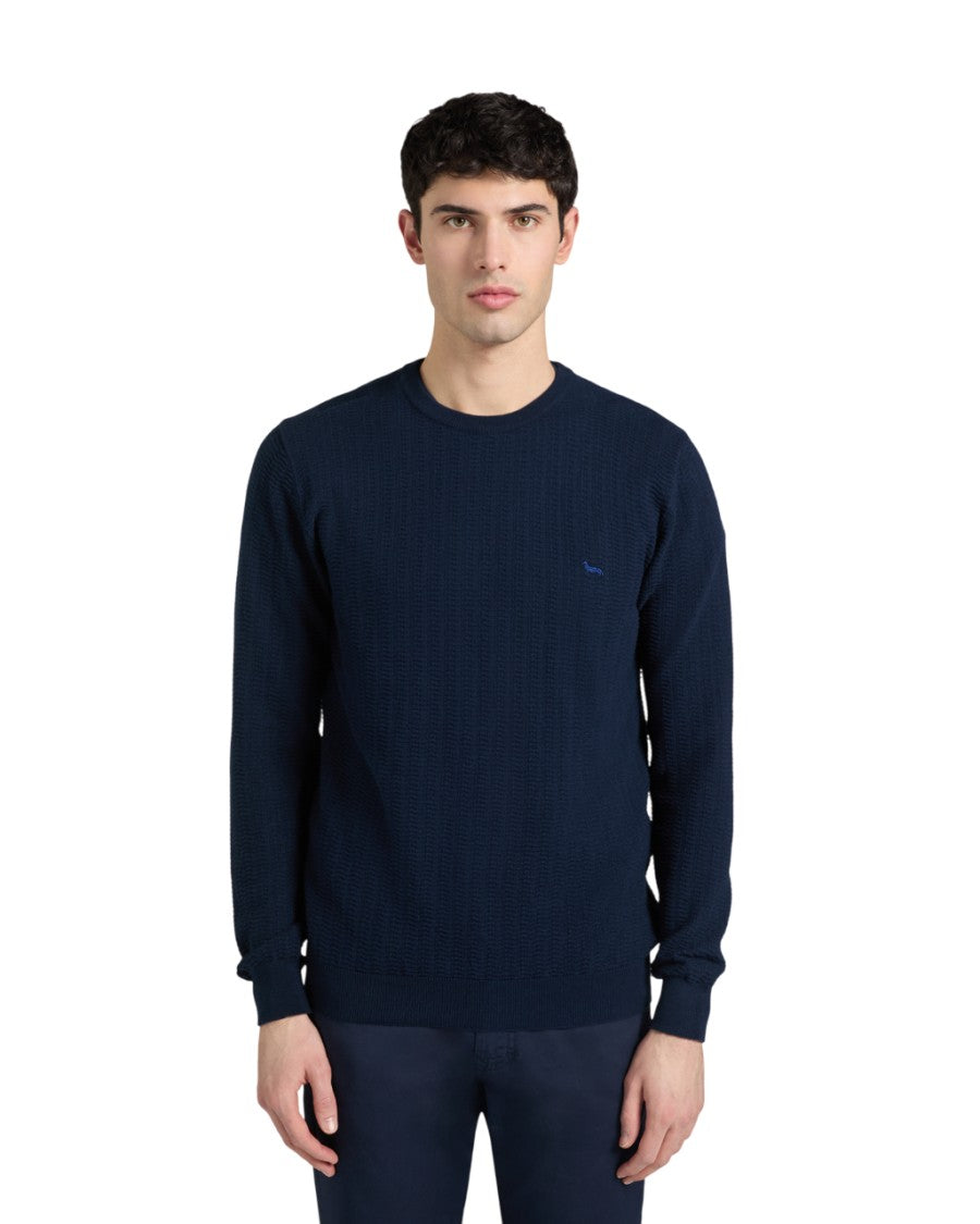Harmont & Blaine Textured 3D Knit Sweater