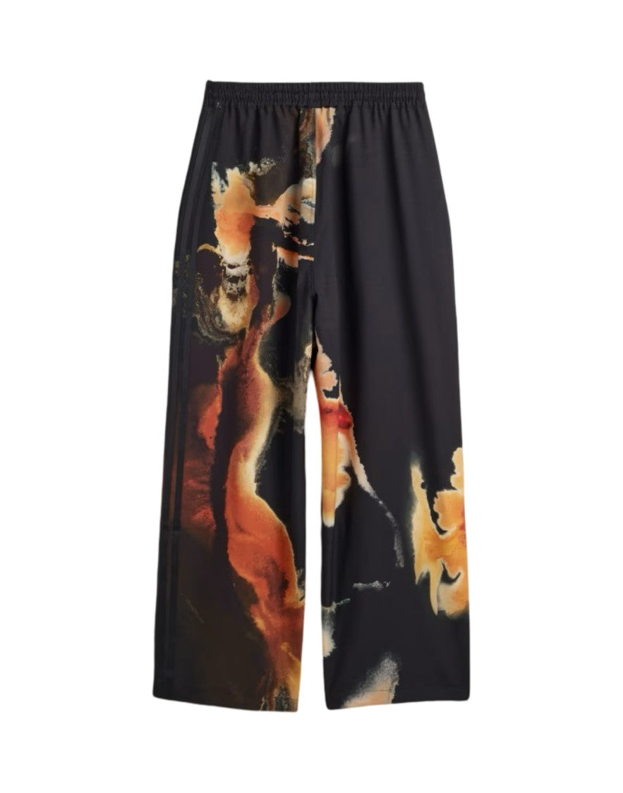 Y-3 Wide-Leg Track Pants With Abstract Floral Print