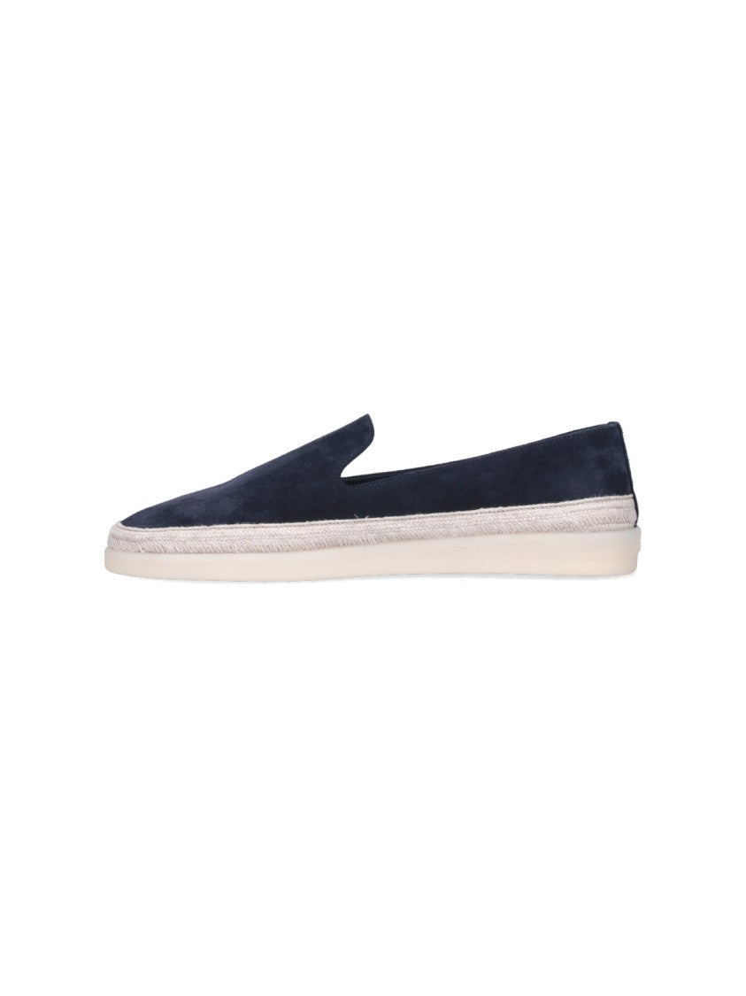 Prada Suede Espadrilles – Navy
