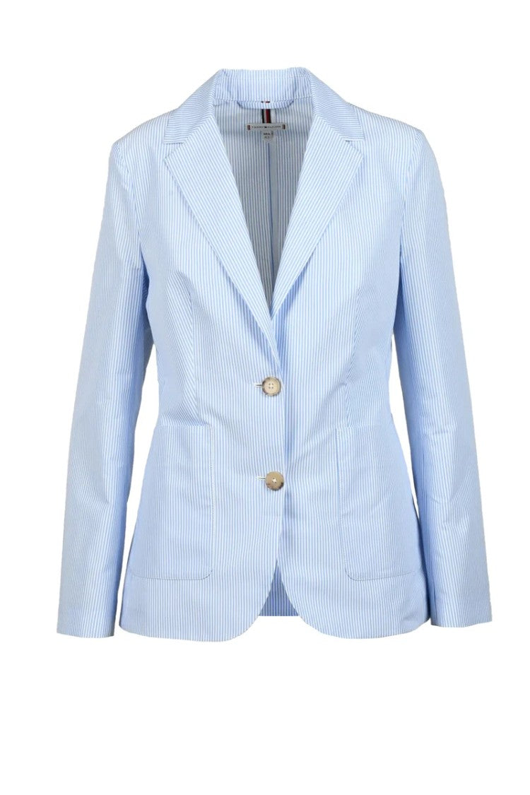 Tommy Hilfiger Jacket - White/Light Blue