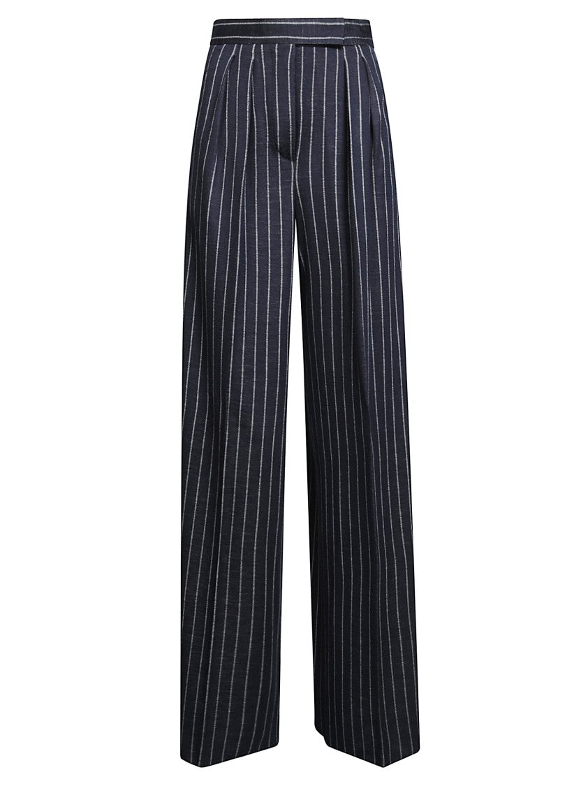 Max Mara Tailored Pinstripe Straight-Leg Pants