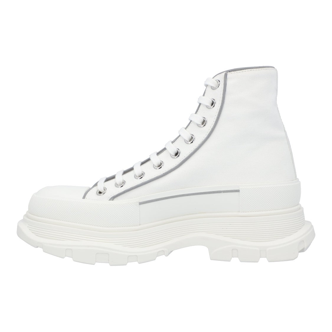 Alexander Mcqueen Tread Slick Boots 'White Grey'