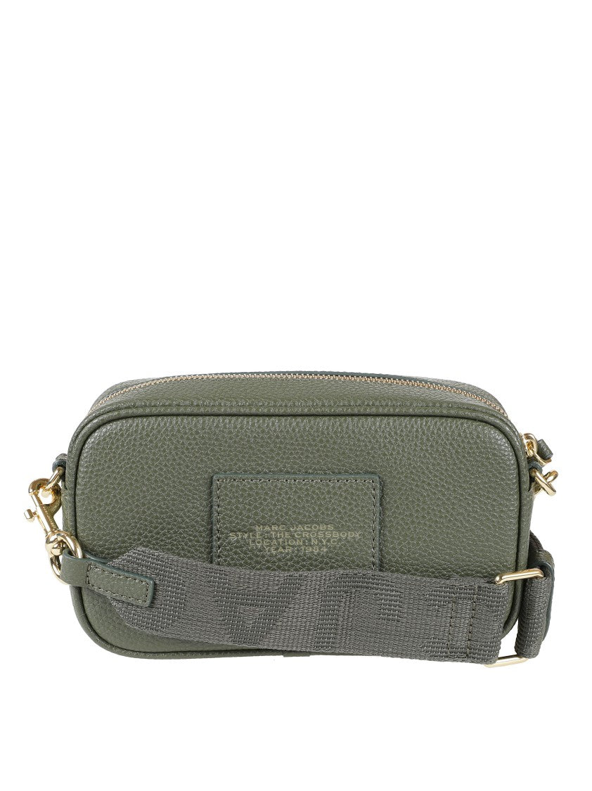 Marc Jacobs Textured Green Crossbody Bag With Adjustable Strap