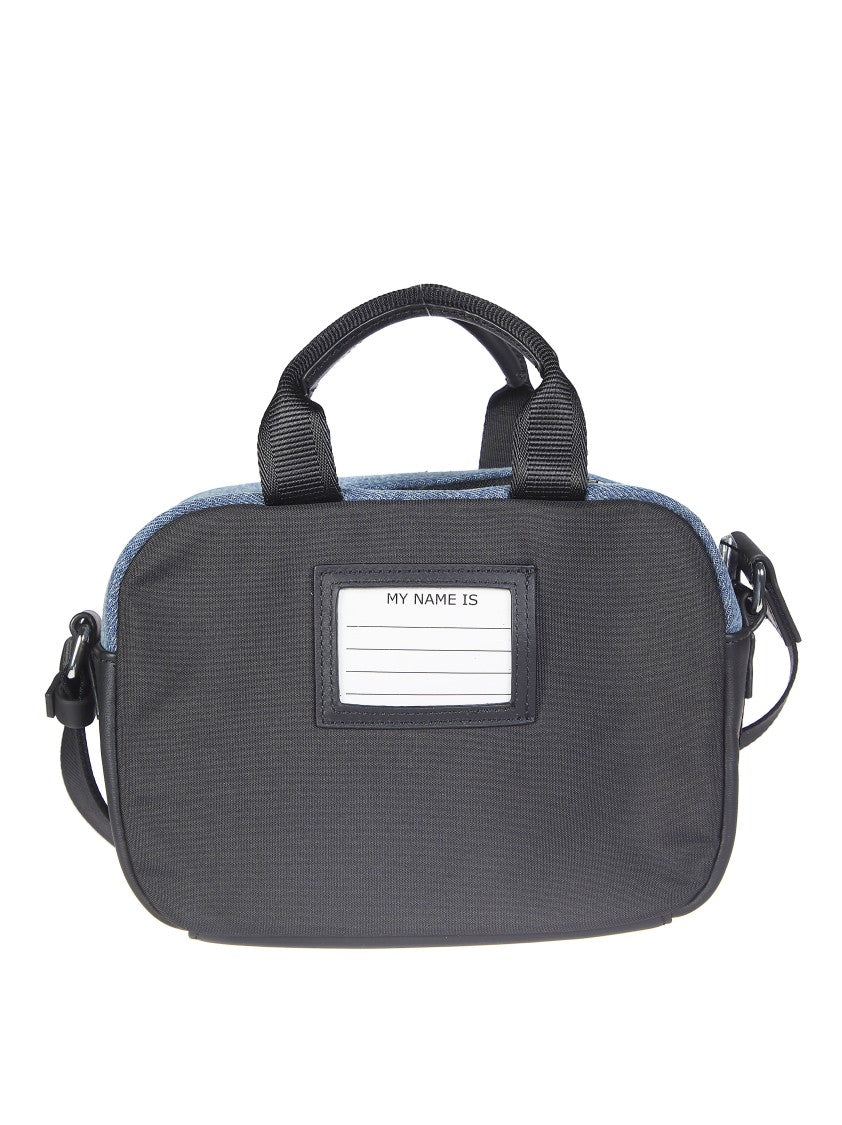 Givenchy Blue Denim Patch Pocket Shoulder Bag