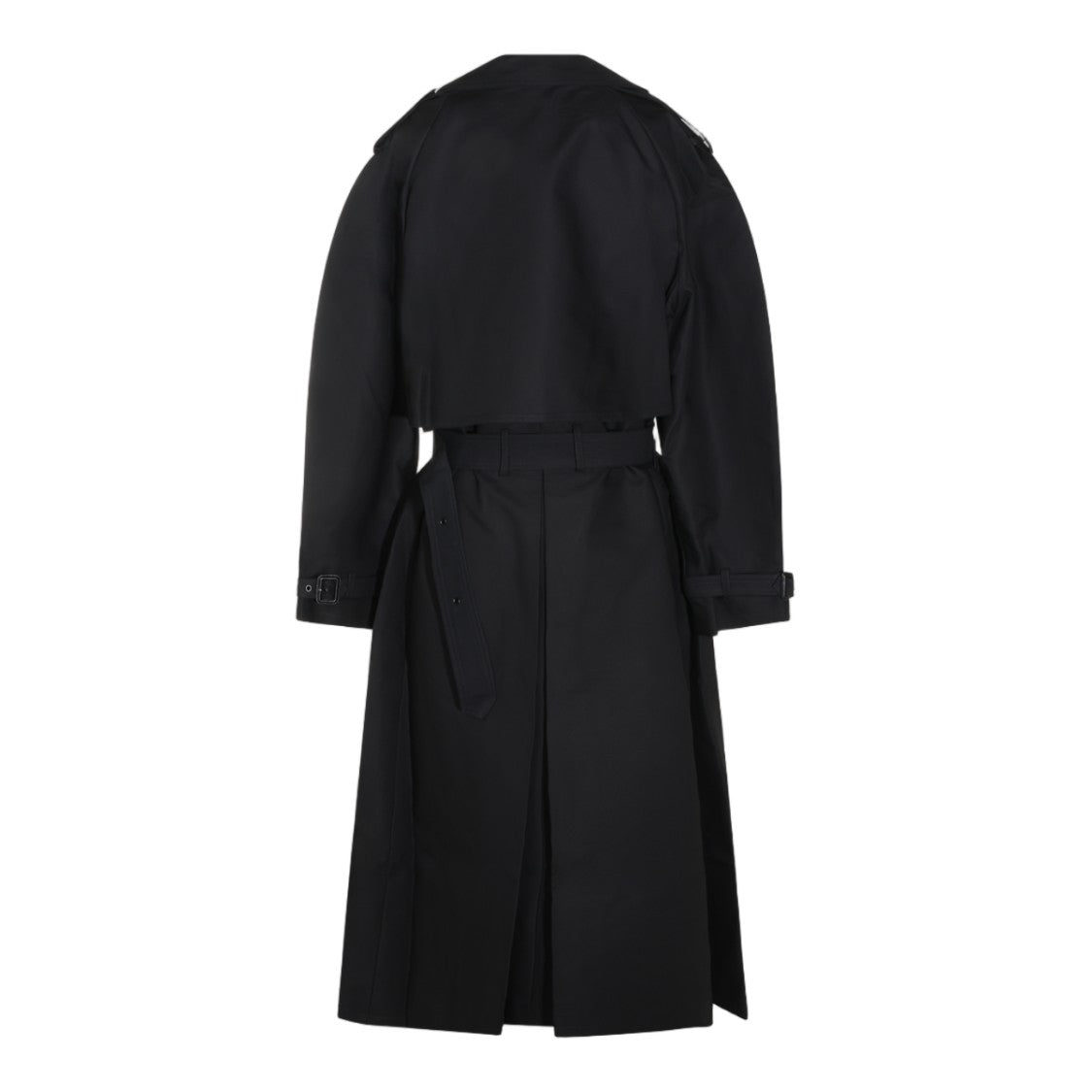 Anine Bing Double-Breasted Trench Coat With Belted Waist And Buttoned Cuffs