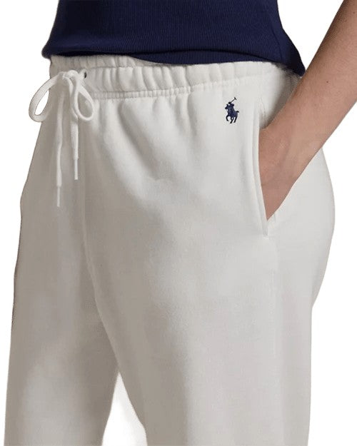 Polo Ralph Lauren Slim Fit Fleece Trousers With Elastic Waistband And Tailored Cuffs