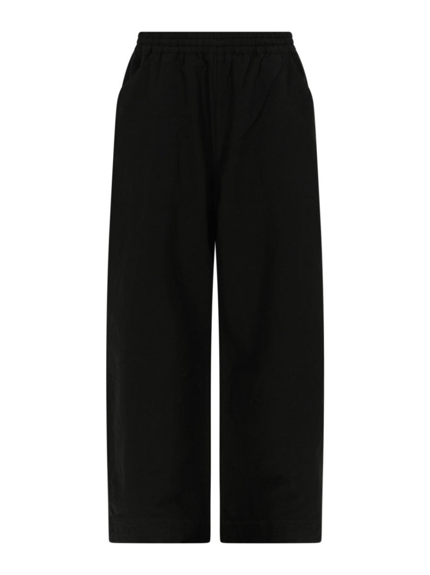 Ymc Neutrals Envelope Wide Leg Cotton-Linen Pants