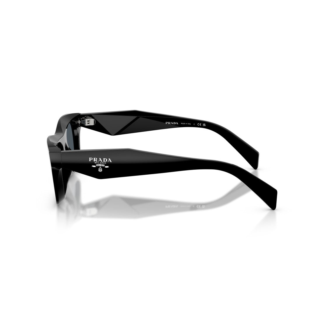 Prada 0Pr C06s Black Acetate Sunglasses