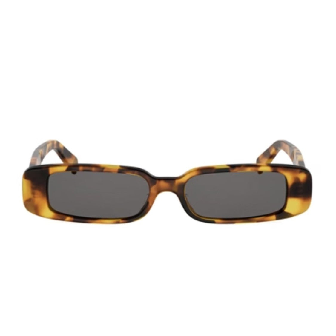 Celine Havana Three Dots Acetate Rectangular Sunglasses