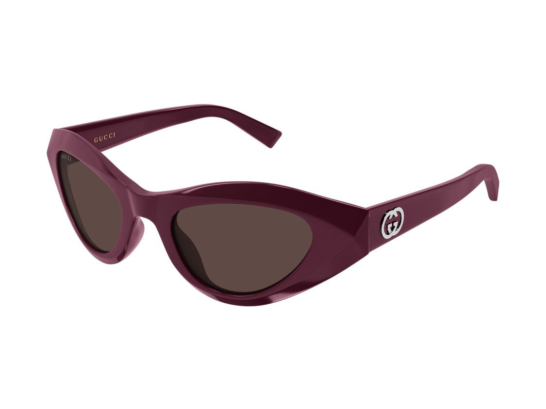 Gucci Silver Gg2201s Bold Cat-Eye Sunglasses