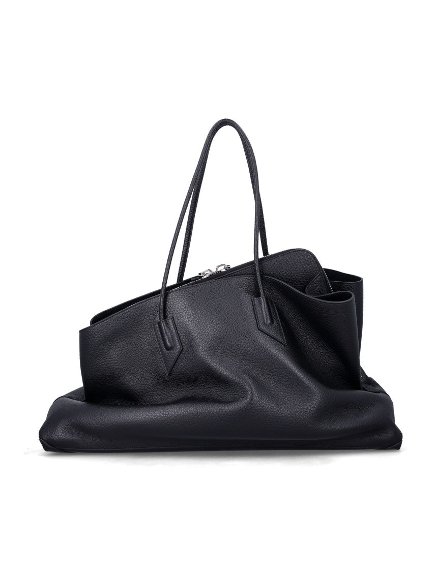 The Attico La Passeggiata Large Textured Leather Bag