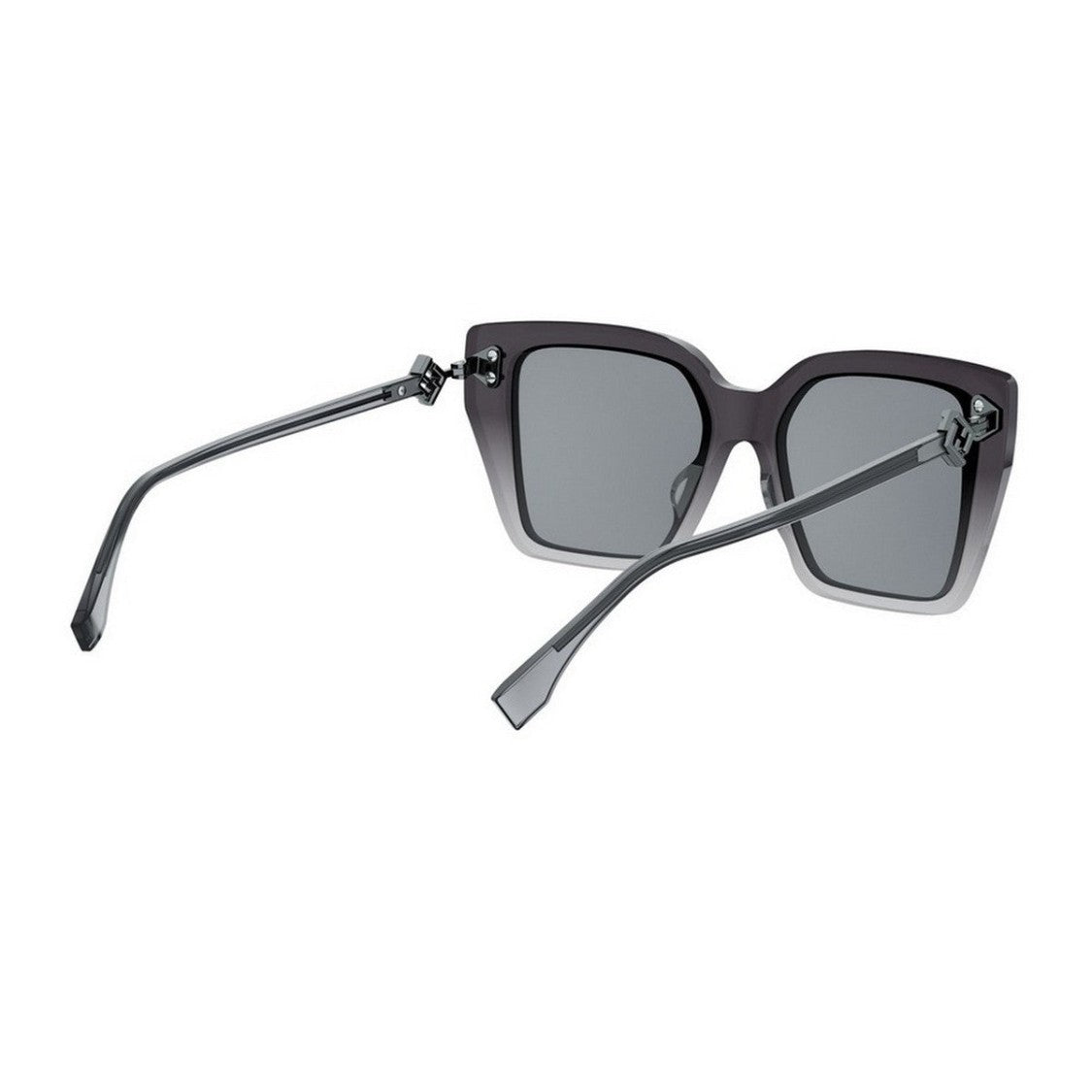 Fendi Grey Ff Diamonds Fe40161i Acetate Square Sunglasses