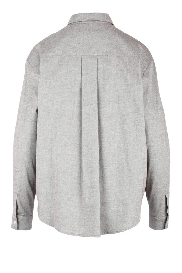 Barba Napoli Shirt Viscose/Cotton/Cashmere - Grey