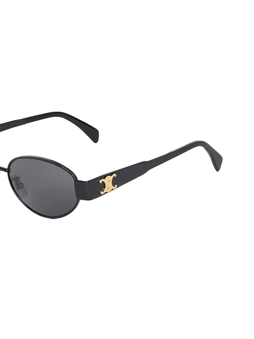 Celine Cl40235u Oval Metal International Sunglasses