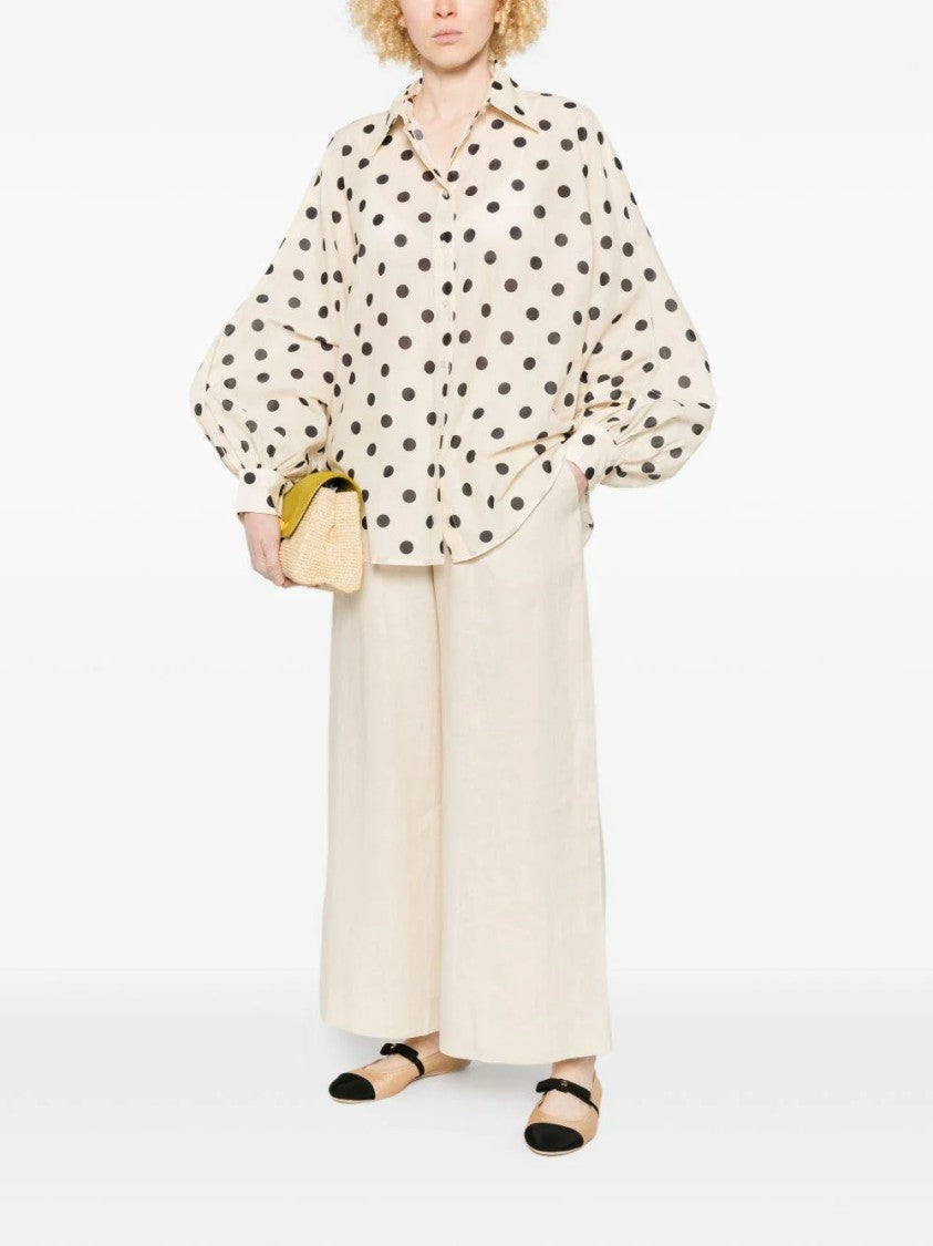 Max Mara Cropped Wide-Leg Pants With Flowing Silhouette