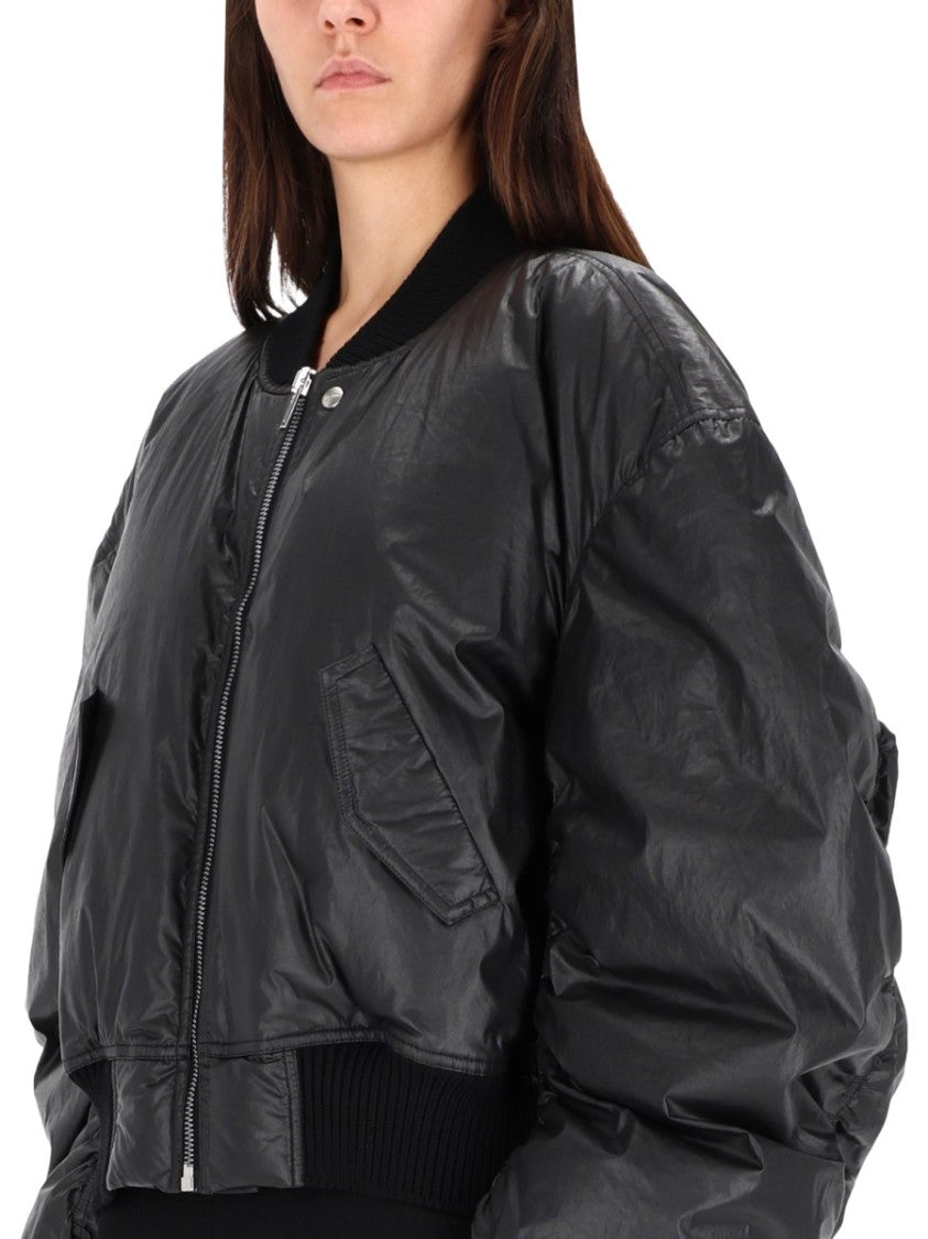 Rick Owens Oversized Black Sports Jacket