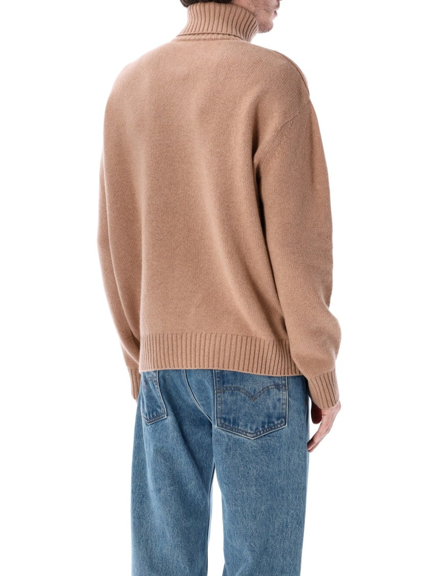 Sporty And Rich Src Oversized Wool Turtleneck Sweater