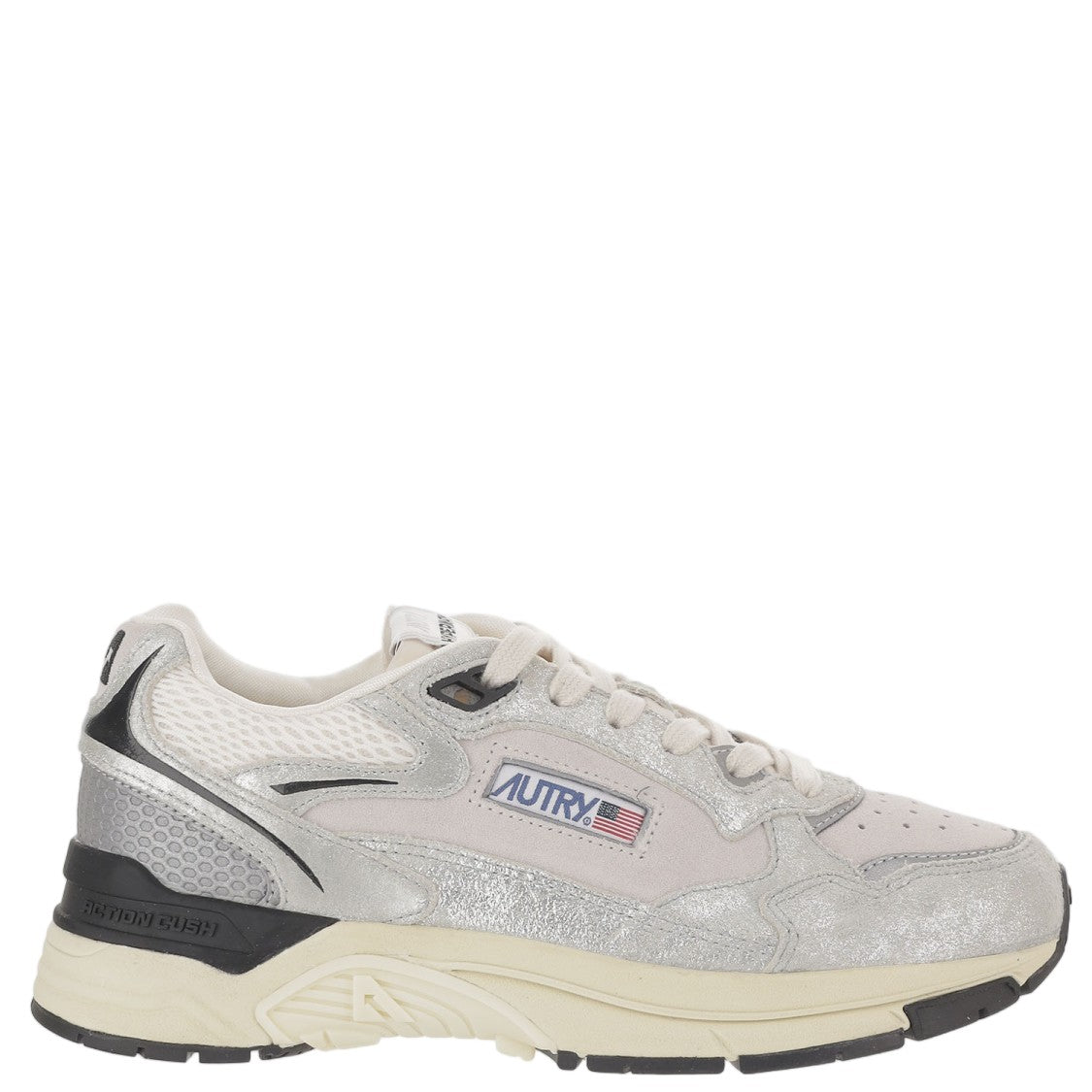 Autry Suede Mesh Terry Lacing Sneakers