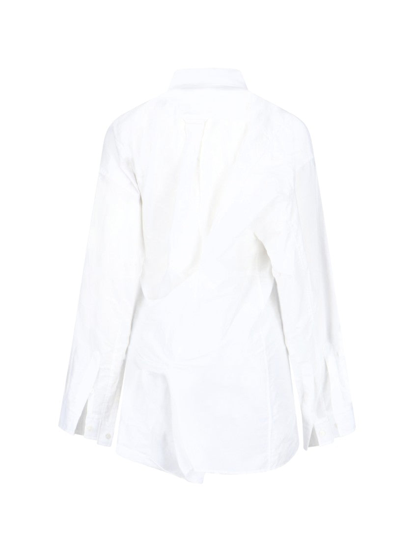 Balenciaga Double Sleeve Shirt – White
