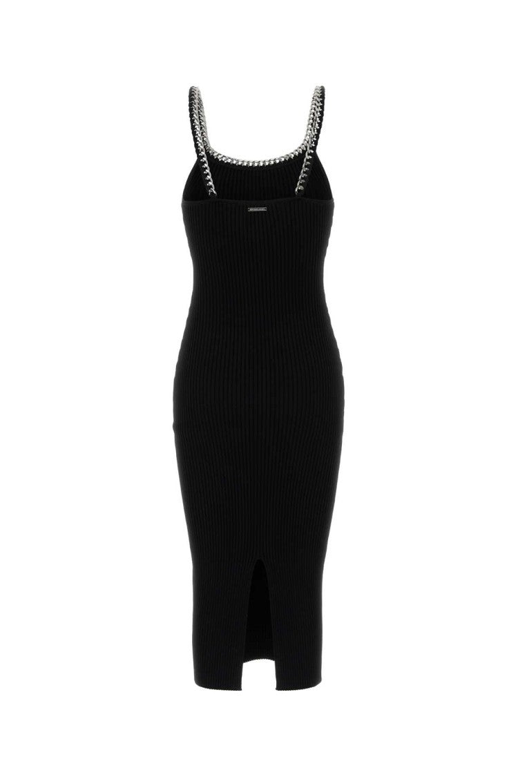 Michael Michael Kors Black Stretch Viscose Blend Dress