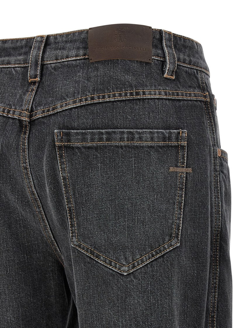 Brunello Cucinelli The Straight Leg Jean-Mid Rise' Jeans