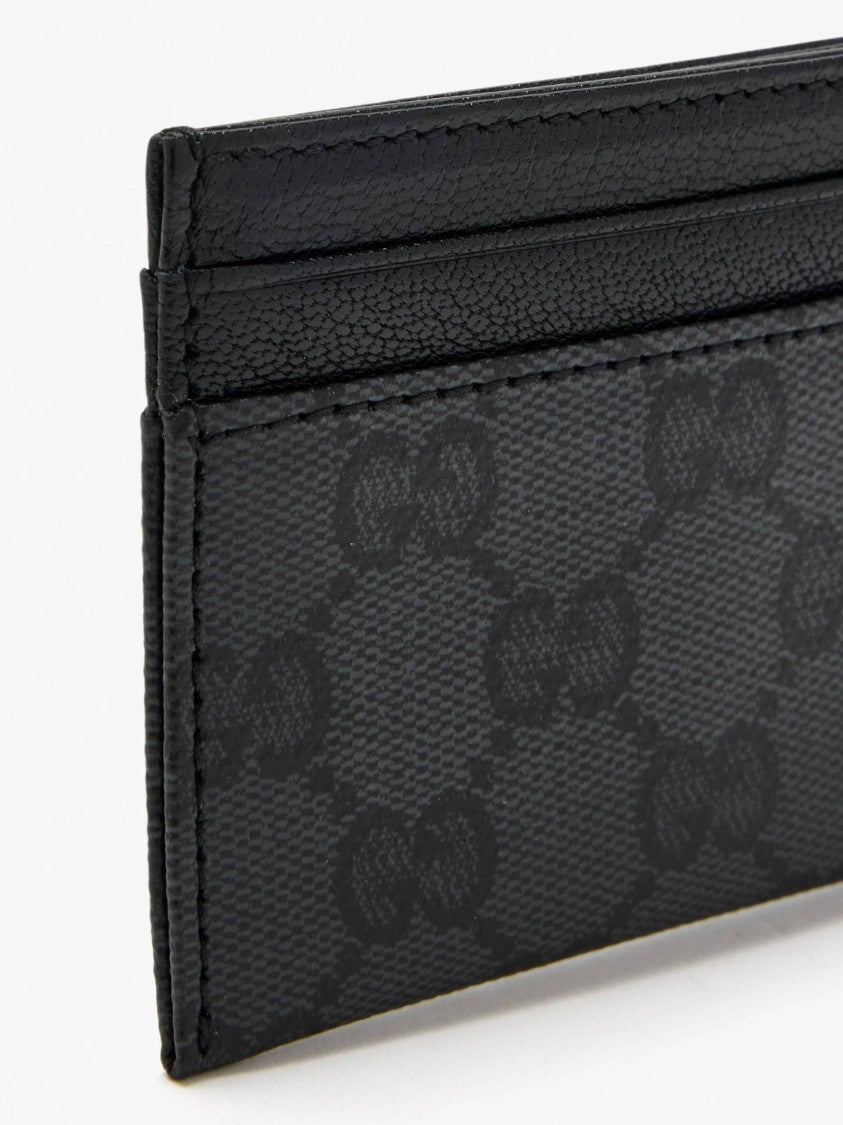 Gucci Black Credit Case Textured Cardholder