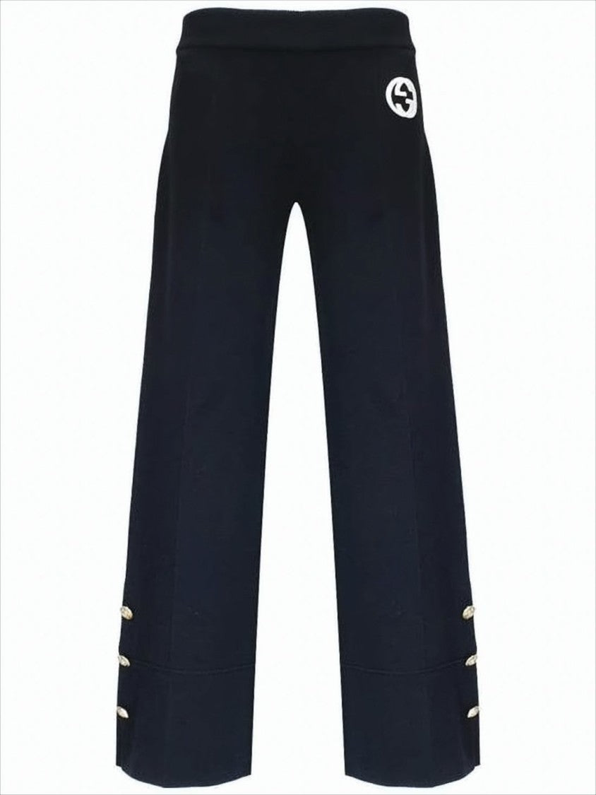 Gucci Cropped Wide-Leg Suit Pants With Tailored Finish