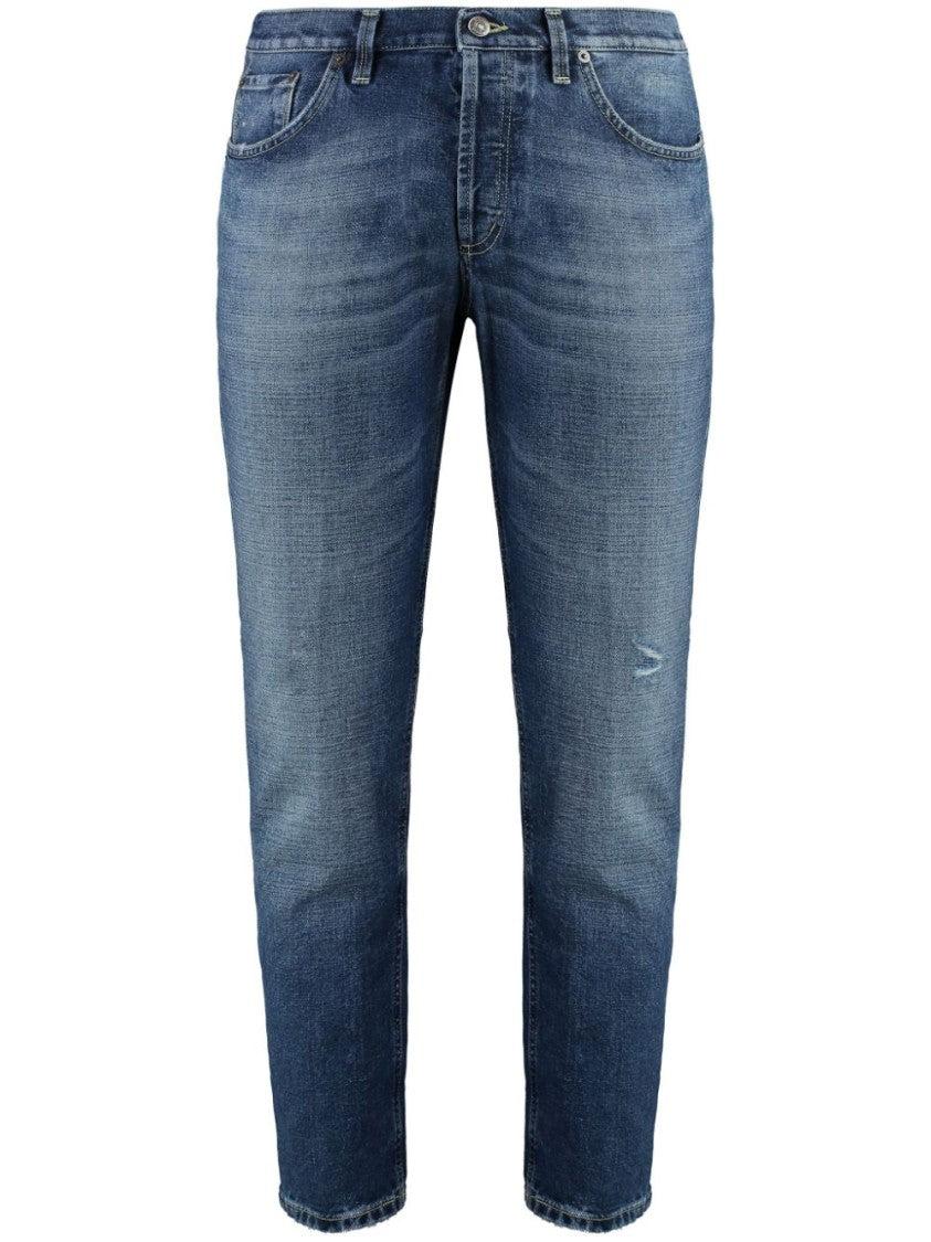 Dondup Blue Slim-Fit Denim Jeans